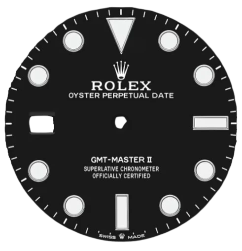 GMT Rolex Master II Black Dial (Green + Black)