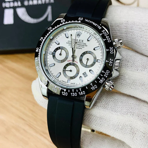 Daytona SilverNova Chronograph ( Rubber Strap )