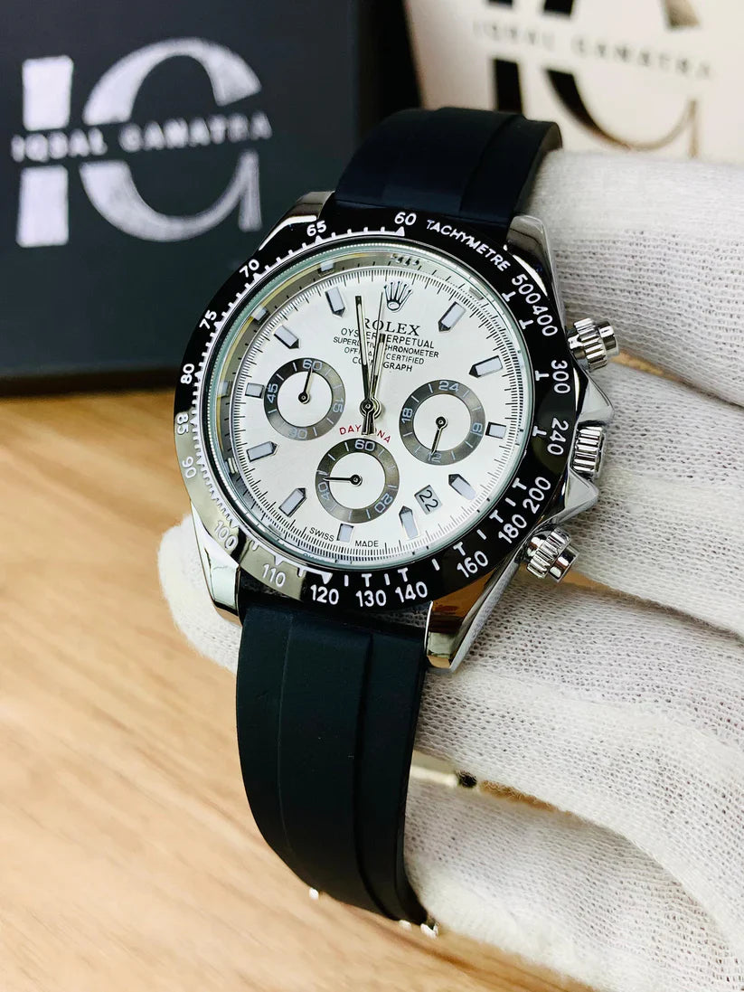 Daytona SilverNova Chronograph ( Rubber Strap )