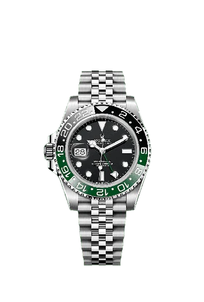 GMT Rolex Master II Black Dial (Green + Black)