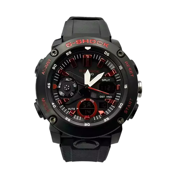 Casio G-Shock black Dial (Red numbers)