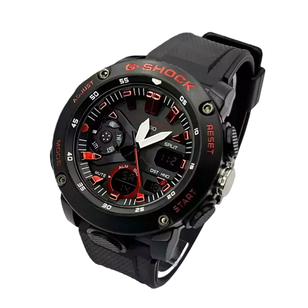 Casio G-Shock black Dial (Red numbers)
